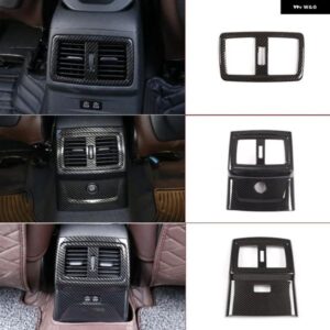 BMW X1 F48 X2 F47 2016-21 ABSカーボンカーリアロー エアコン エア アウトレット フレーム 装飾 ステッカー カーアクセサリー