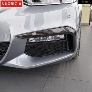 フロント フォグランプ バンパー フレーム 装飾 カバー トリム BMW 5シリーズG30 2018-2022カー スタイリング 外装 アクセサリー