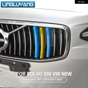 ボルボ S90 V90 3色ネット 装飾 ストリップネットワーク カスタム スペシャルカラー ステッカー 2017 - 20年モデル S90 V90