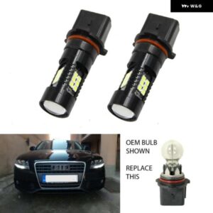 アウディ 2X P13W LED 電球 DRL デイタイムランニングライト シュコダ イエティ 5L 508 A4 B8 CA219X2 OEM ハロゲンランプ交換