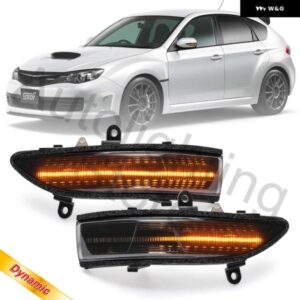 スバル 2X インプレッサ WRX STI レガシィ アウトバック トライベッカ フォレスター 2009 2010 ダイナミックサイドミラーイン