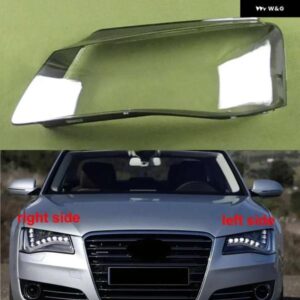 アウディ A8 2011 2012 2013 フロント ヘッドライト カバー クリアヘッドランプシェルプレキシガラス交換ランプシェード