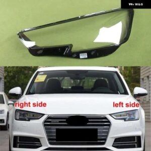 アウディ A4 A4L 2016-19 ヘッドランプクリアカバー ヘッドライト シェルランプシェードレンズ プレキシガラスキセノン LED
