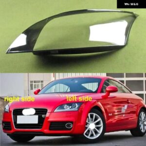 アウディ TT TTS TT RS 2008-2014 ヘッドランプカバー クリアランプシェード ヘッドライト シェルレンズ プレキシガラス交換ランプシェード