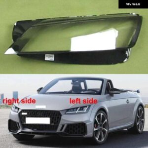 アウディ TT 2015-19 ヘッドランプクリアカバー ヘッドライト シェルレンズ 交換用ランプシェードプレキシガラス