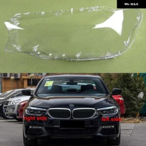 BMW 5シリーズ G30 G38 520 523 525 528 530 2017-2020 ヘッドライト シェルクリアカバー ランプシェードヘッドランプハウジングプレキシガラス