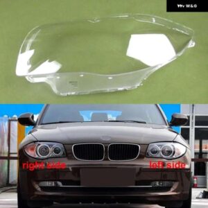 BMW 1シリーズ E81 E82 E87 E88 2004-2011 ヘッドライト シェルクリアヘッドランプカバー レンズ プレキシガラス交換ランプシェード