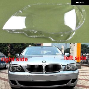 BMW 7シリーズ E65 E66 2005-2008 ヘッドライト プラスチックカバー シェードクリアランプレンズ ヘッドランプシェルプレキシガラス
