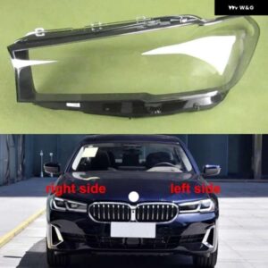 BMW 2020 2021 2022 5シリーズ G30 G38 フロント ヘッドライト シェルクリアカバー ヘッドランププレキシガラス交換ランプシェード