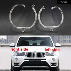 BMW X3 X4 F25 F26 2014-16 カー DRL デイタイムランニングライトガイドリング ヘッドライト エンジェルアイズライトチューブ