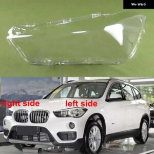 BMW X1 2016 2017 2018 クリアヘッドランプカバー ヘッドライト マスク ランプシェード ランプシェル プレキシガラス 元のレンズ 交換