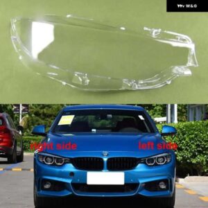 BMW 4シリーズ M4 F32 F33 F36 F82 2018-2020 ヘッドランプカバー クリア ヘッドライト レンズ プレキシガラス交換ランプシェード