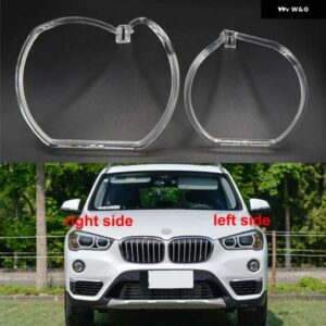 BMW X1 F49 2016-19 カー DRL デイタイムランニングライトガイドプレート交換用 ヘッドライト エンジェルアイズチューブ