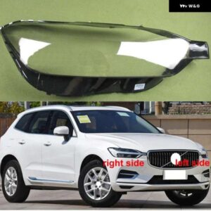 ボルボ XC60 2018-21 クリアランプシェードヘッドランプカバー ランプシェード ヘッドライト シェルレンズ プレキシガラス