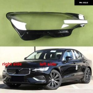 ボルボ S60 2020-2023 ヘッドランプカバー クリアランプシェード ヘッドライト シェルプレキシガラスのランプシェード交換