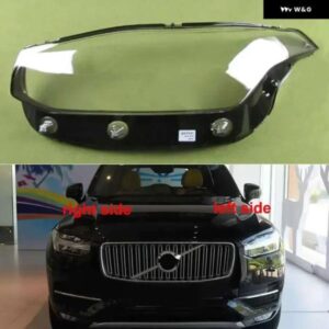 ボルボ XC90 2015-2022 フロント ヘッドライト カバー ランプシェードヘッドランプヘッドランプシェルプレキシガラス交換レンズ