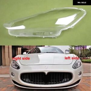 マセラティ グランツーリスモ GT 2009-2012 ヘッドランプカバー クリア ヘッドライト シェルプレキシガラス交換ランプシェード