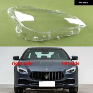 マセラティ クアトロポルテ 2018 2019 2020 ヘッドランプカバー ランプシェード ヘッドライト シェルレンズ プレキシガラス交換ランプシ