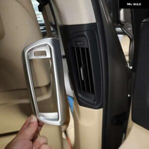 BMW 7シリーズ F01 F02 2009-2014 ABS 車 B ピラー 空調 AC コンセントフレーム ステッカー カバー トリム ステッカー カー