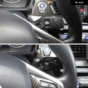 BMW F20 F15 F16 F49 F52 G01G02 G05 ウインカー フロントガラス ワイパー レバー スイッチ カバー 装飾 ステッカー トリム ストリップ