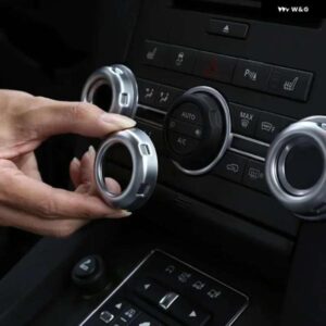ランドローバー レンジローバー スポーツ ディスカバリー 4 LR4 フリーランダー 2 ボリュームとエアコンのノブがカー装飾