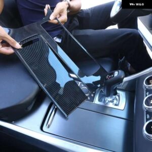 ランドローバー レンジローバースポーツ RR スポーツ 2014-2017 ABS カーボンカーセンターコンソール パネル カバー トリム ステッカー カー