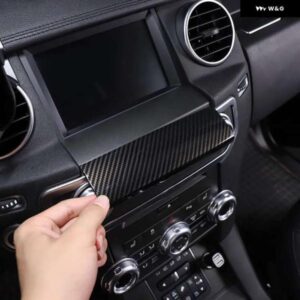 ランドローバー ディスカバリー 4 LR4 2010-2016 ABS カーボン GPS スクリーンパネル カバー トリム ステッカー カー