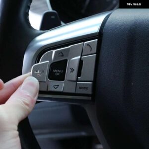 ランドローバー ステアリング ホイール ボタン スパンコール ステッカー ディスカバリースポーツ 2015-2019 合金/ブラックカー
