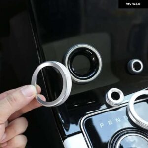 レンジローバースポーツ 2018-22 レンジローバーヴォーグ 18-22 車中央空調ボリュームノブリング カバー トリムカー