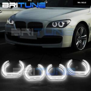 BMW ANGEL EYES F01 F02 チューニング F03 F04 730D 740D 740I 750I 760I キセノン ヘッドライト DTM スタイルスイッチバックライト