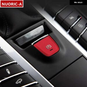 ポルシェ P ボタン ハンドブレーキパーキング装飾カバー トリムマカン 2014-2018 カースタイリング インテリア