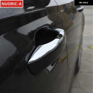 アウディ ABS 外装 ドアハンドルスパンコール装飾カバー トリム 8個 A6 C7 2012-2018 カースタイリング デカール ステッカー
