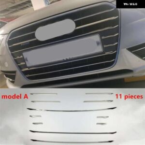 アウディ CNORICARC フロントバンパー エアグリル グリル 装飾カバー トリム A4 B8 2013-2016 ステンレスカースタイリング 外装