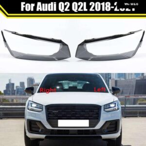アウディ フロント ヘッドライト カバー Q2 Q2L 2018-21 ヘッドランプカバー ヘッドランプライトカバー レンズ シェル