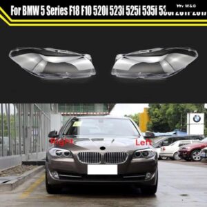 BMW ヘッドライト ヘッドランプライトランプシェードガラスレンズ ケース シェルカバー 5シリーズ F18 F10 520I 523I 525I 535I 530I 2011 2017