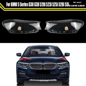 BMW ガラス ヘッドライト カバー ヘッドランプレンズ キャップランプシェードシェル 5シリーズ G30 G38 520I 523I 525I 528I 530I 2018 2019 2020