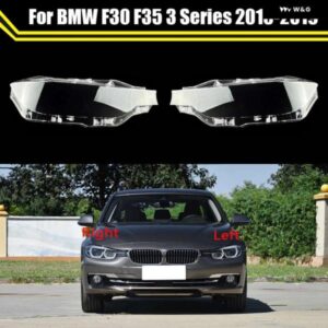 BMW F30 F35 3シリーズ 2016-19 フロント ヘッドライト レンズ カバー ランプシェードケース ガラスランプカバー キャップヘッドランプシェル