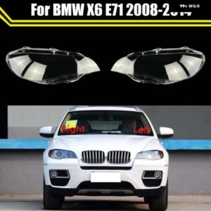 BMW フロント ヘッドライト ガラスヘッドランプクリアランプシェルレンズ カバー X6 E71 2008-14