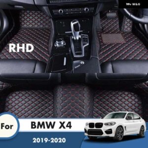 BMW RHD カーペット X4 2019-22 フロアマット敷物防水カスタムオートスタイリング インテリア交換