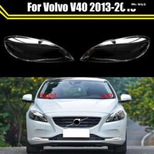 ボルボ ヘッドライト ガラスレンズ ランプクリアシェードシェルオートライトランプカバー コーブ V40 2013-2016 ヘッドランプキャップ