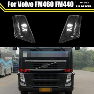 ボルボ オートライトキャップ FM460 FM440 トラックフロント ヘッドライト カバー ランプカバー クリアランプシェルガラスレンズ ケース