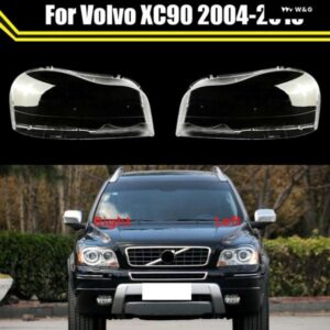 ボルボ XC90 2004 2013 フロントクリアランプシェードヘッドランプカバー ガラスランプシェードキャップ交換用 ヘッドライト シェルカバー レンズ