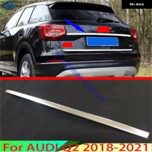 アウディ Q2 2018 2019 2021 2020 カー ステンレス リア トランク モールディング ベゼルスタイリング ステッカー ガーニッシュ