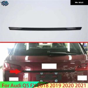 アウディ Q5 年度 2018-21 装飾 カーボンスタイルリア トランク ドアトリム カバー トランク 蓋