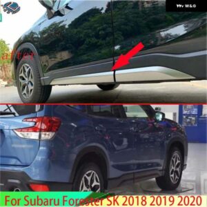スバル フォレスター SK 2018-2024 2020 飾る サイドドアラインガーニッシュ ボディトリム アクセントモール カバー ベゼル