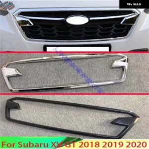 スバル XV GT 2018 2019 2020 フロントセンターメッシュグリルグリルカバー ラジエーター ストリップ トリム 装飾 スタイリン