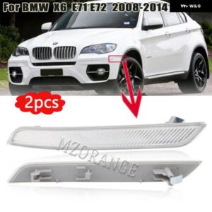 BMW X6 E71 E72 X5M 2008-2014 サイド マーカー ライトフロントバンパー リフレクターランプ ウィンカーライト カー 1ペア