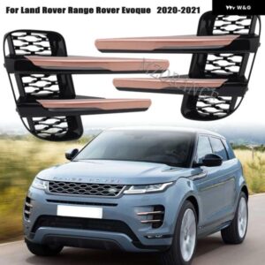 ランドローバー レンジローバー EVOQUE 2019-21 フォグランプ カバー グリル ヘッドライト ストリップ トリム フォグランプ グリルカー