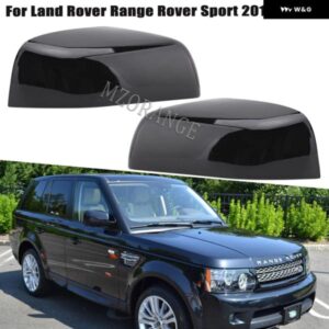 ランドローバー レンジローバー スポーツ/フリーランダー 2/LR2/ディスカバリー 4/LR4 10-14 ブラック ドアウィング リアビュー バックミラー サイドミラー