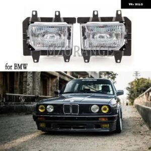 BMW ヘッドライト フォグランプ E30 1985-1993 318I 325I フロントバンパー フォグランプ フォグファンプケースカバー DRL ヘッドライト カー